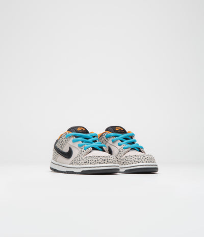 Nike SB Dunk Low Pro Electric (Toddler) Shoes - Phantom / Black - Black - Monarch