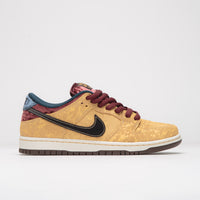 Nike SB Dunk Low Pro ‘City of Cinema’ Shoes - Celestial Gold / Black - Dark Team Red thumbnail