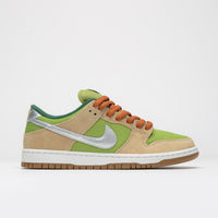 Nike SB Dunk Low Pro 'Escargot' Shoes - Sesame / Metallic Silver - Pear - Fir thumbnail