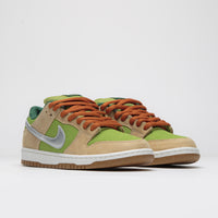 Nike SB Dunk Low Pro 'Escargot' Shoes - Sesame / Metallic Silver - Pear - Fir thumbnail