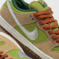 Nike SB Dunk Low Pro 'Escargot' Shoes - Sesame / Metallic Silver - Pear - Fir thumbnail