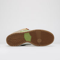 Nike SB Dunk Low Pro 'Escargot' Shoes - Sesame / Metallic Silver - Pear - Fir thumbnail