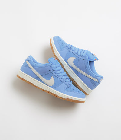 Nike SB Orange Label Dunk Low Pro Shoes - University Blue / Sail - University Blue