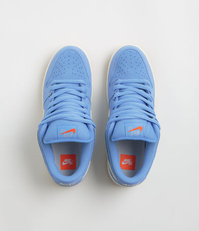 Nike SB Orange Label Dunk Low Pro Shoes - University Blue / Sail - University Blue