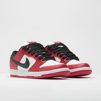 Nike SB Dunk Low Pro Shoes - Varsity Red / Black - White - Varsity Red thumbnail