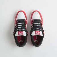 Nike SB Dunk Low Pro Shoes - Varsity Red / Black - White - Varsity Red thumbnail