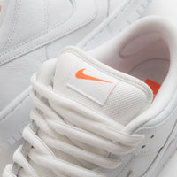 Nike SB Orange Label Dunk Low Pro Shoes - White / White - White - White thumbnail