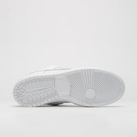 Nike SB Orange Label Dunk Low Pro Shoes - White / White - White - White thumbnail