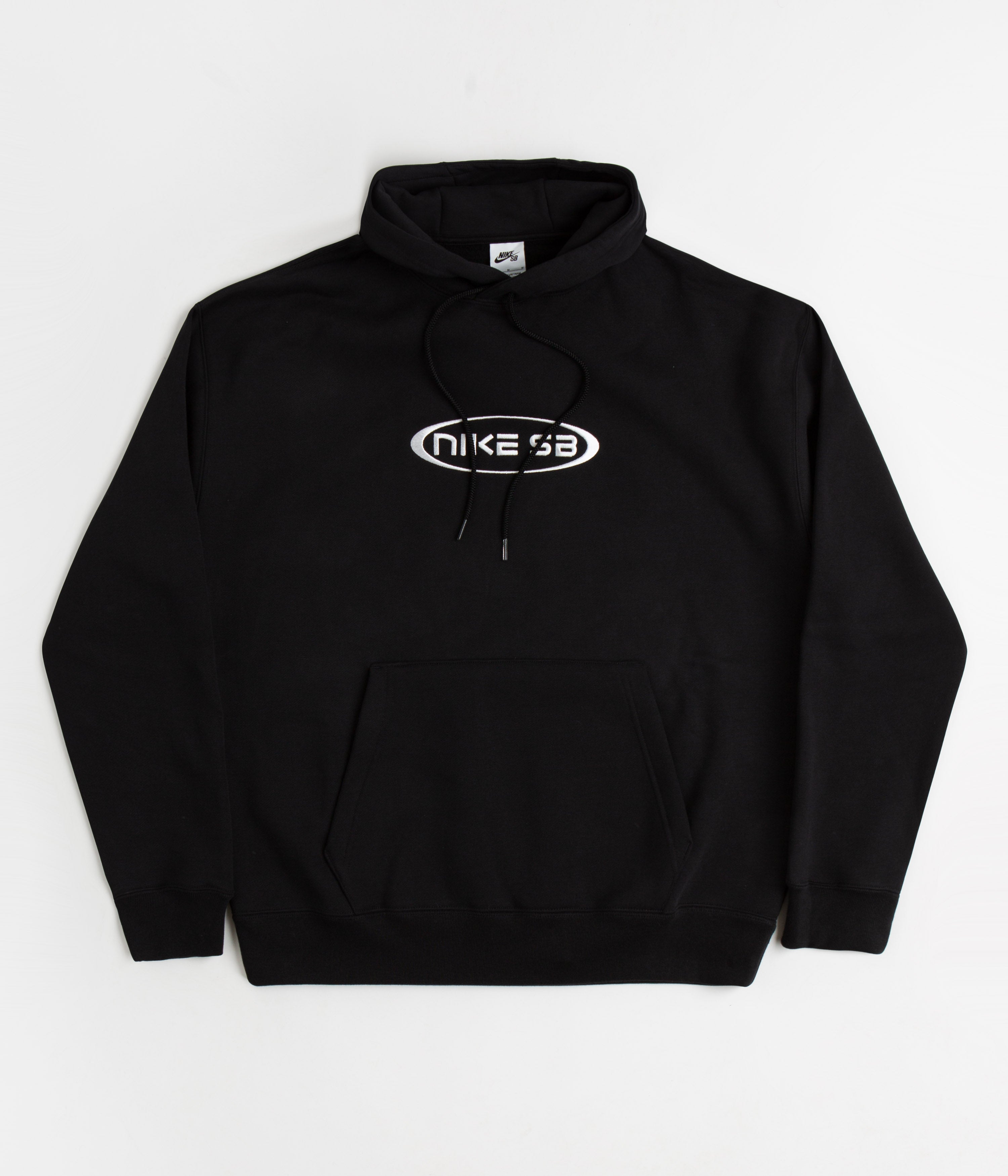 Nike SB Embroidered Graphic Hoodie - Black / White | Flatspot