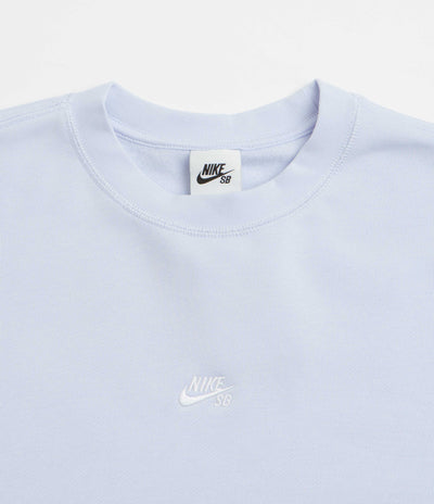 Nike SB Essential Logo Crewneck Sweatshirt - Football Grey / White