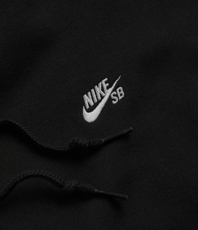 Nike SB Essential Logo Full Zip Hoodie - Black / White