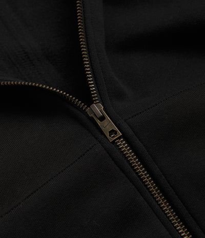 Nike SB Essential Logo Full Zip Hoodie - Black / White