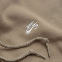 Nike SB Essential Logo Full Zip Hoodie - Khaki / White thumbnail