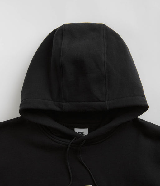 Nike SB Essential Logo Hoodie - Black / White | Flatspot