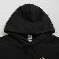 Nike SB Essential Small Logo Hoodie - Black / White thumbnail