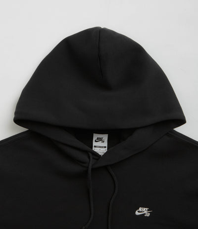 Nike SB Essential Small Logo Hoodie - Black / White