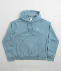 Nike SB Essential Small Logo Hoodie - Denim Turquoise / White