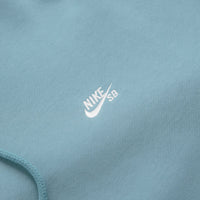 Nike SB Essential Small Logo Hoodie - Denim Turquoise / White thumbnail