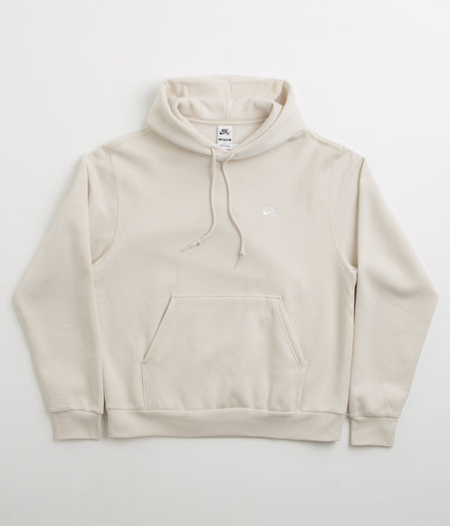 Nike SB Essential Small Logo Hoodie - Light Orewood Brown / White