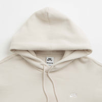 Nike SB Essential Small Logo Hoodie - Light Orewood Brown / White thumbnail