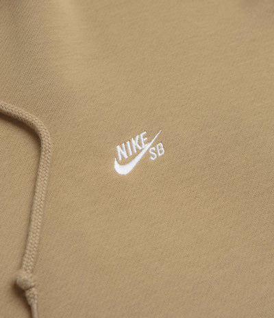 Nike SB Essential Small Logo Hoodie - Parachute Beige / White