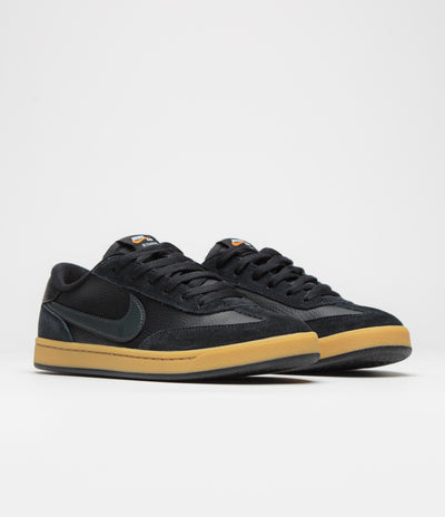 Nike SB FC Classic Shoes - Black / Anthracite - Black - Vivid Orange