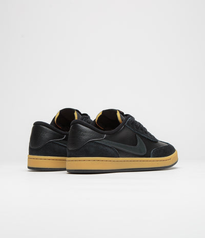 Nike SB FC Classic Shoes - Black / Anthracite - Black - Vivid Orange