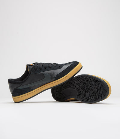 Nike SB FC Classic Shoes - Black / Anthracite - Black - Vivid Orange