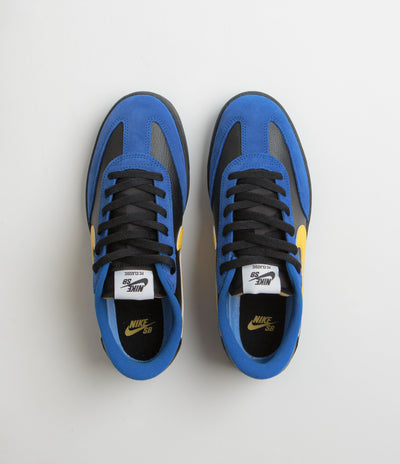 Nike SB FC Classic Shoes Royal Blue Varsity Maize Black White Flatspot