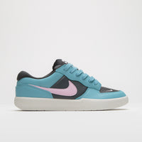 Nike SB Force 58 Premium Shoes - Denim Turquoise / Pink Foam - Dark Smoke Grey thumbnail