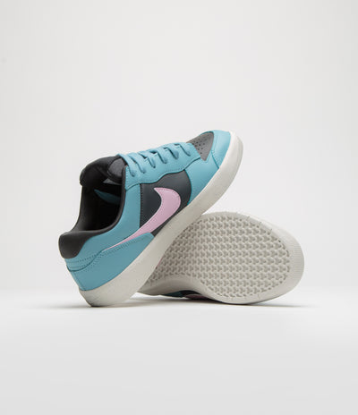 Nike SB Force 58 Premium Shoes - Denim Turquoise / Pink Foam - Dark Smoke Grey