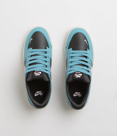 Nike SB Force 58 Premium Shoes - Denim Turquoise / Pink Foam - Dark Smoke Grey