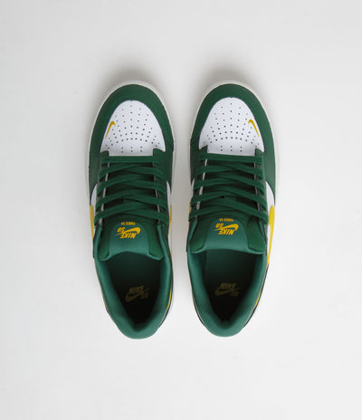 Nike SB Force 58 Premium Shoes - Gorge Green / Tour Yellow - White