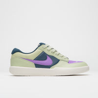 Nike SB Force 58 Premium Shoes - Olive Aura / Black Raspberry - Armory Navy thumbnail