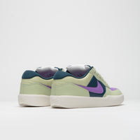 Nike SB Force 58 Premium Shoes - Olive Aura / Black Raspberry - Armory Navy thumbnail