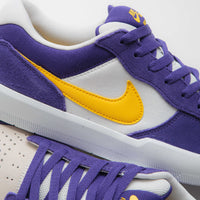 Nike SB Force 58 Shoes - Court Purple / Amarillo - White - White thumbnail