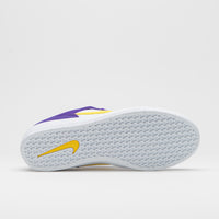 Nike SB Force 58 Shoes - Court Purple / Amarillo - White - White