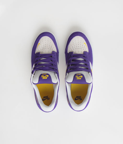 Nike SB Force 58 Shoes - Court Purple / Amarillo - White - White | Flatspot