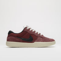 Nike SB Force 58 Shoes - Dark Team Red / Black - Black - Light Orewood Brown thumbnail