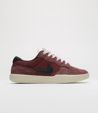 Nike SB Force 58 Shoes - Dark Team Red / Black - Black - Light Orewood Brown