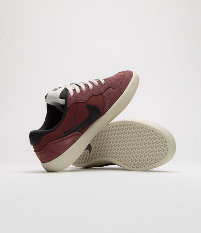 Nike SB Force 58 Shoes - Dark Team Red / Black - Black - Light Orewood Brown