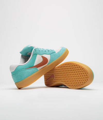 Nike SB Force 58 Shoes - Green Frost / Dark Russet - Phantom