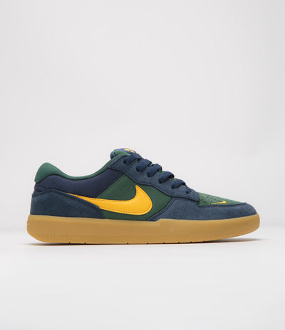 Nike SB Force 58 Shoes - Midnight Navy / University Gold - Fir