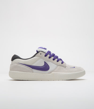 Nike SB Force 58 Shoes - Phantom / Court Purple - Summit White