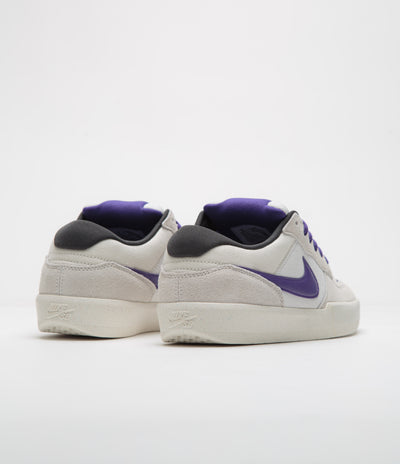 Nike SB Force 58 Shoes - Phantom / Court Purple - Summit White