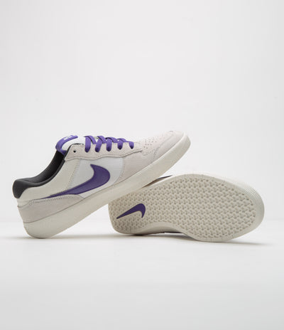 Nike SB Force 58 Shoes - Phantom / Court Purple - Summit White