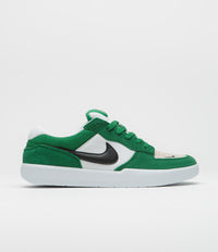 Nike SB Force 58 Shoes - Pine Green / Black - White - White