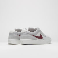 Nike SB Force 58 Shoes - Platinum Tint / Dark Team Red - Wolf Grey thumbnail