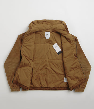 Nike SB Hooded Cord Jacket - Light British Tan / Armory Navy