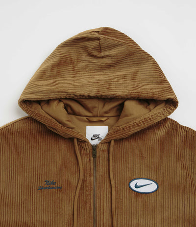 Nike SB Hooded Cord Jacket - Light British Tan / Armory Navy